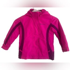 Mountain Warehouse 
Lightning 3 in 1 Kids Waterproof Jacket
Pink
Size 3/4 kids